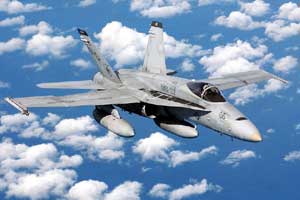Boeing F/A-18E/F Super Hornet fighter aircraft